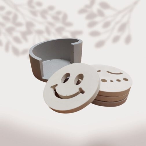 ⁦סט תחתיות ומעמד Smiley⁩ – תמונה ⁦9⁩