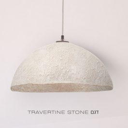 מנורת אבן טרוורטין TRAVERTINE STONE